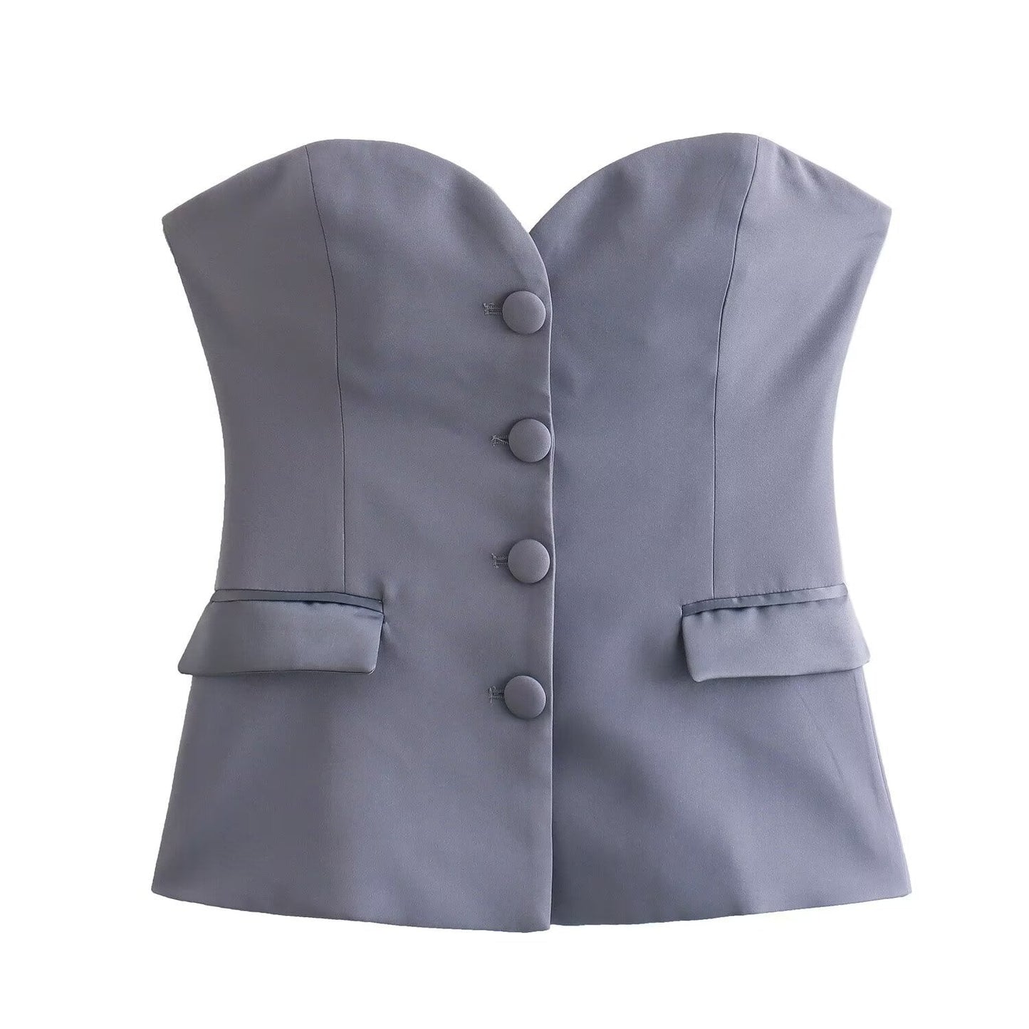 Anaïs | Top bustier satiné