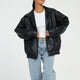 Clara | Manteau en cuir style motard