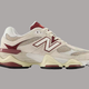 NB 9060 Linen With Monarch Burgundy