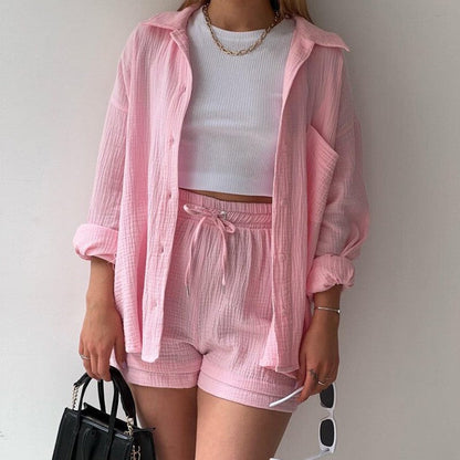 Gabrielle | Ensemble chemise & short