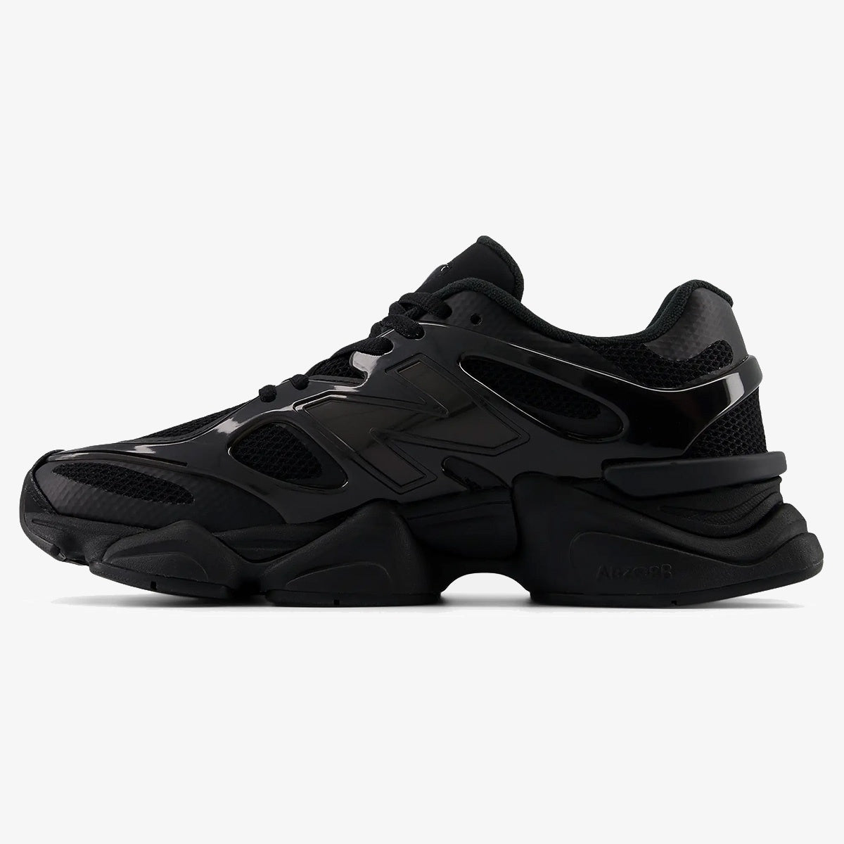 DIDALUXE Caged Black Cat sneaker with black TPU cage overlay and chunky sole