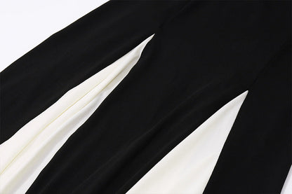 Garance | Robe bicolore à bretelles