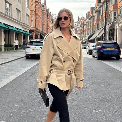 Élodie | Manteau en laine d’agneau à col revers