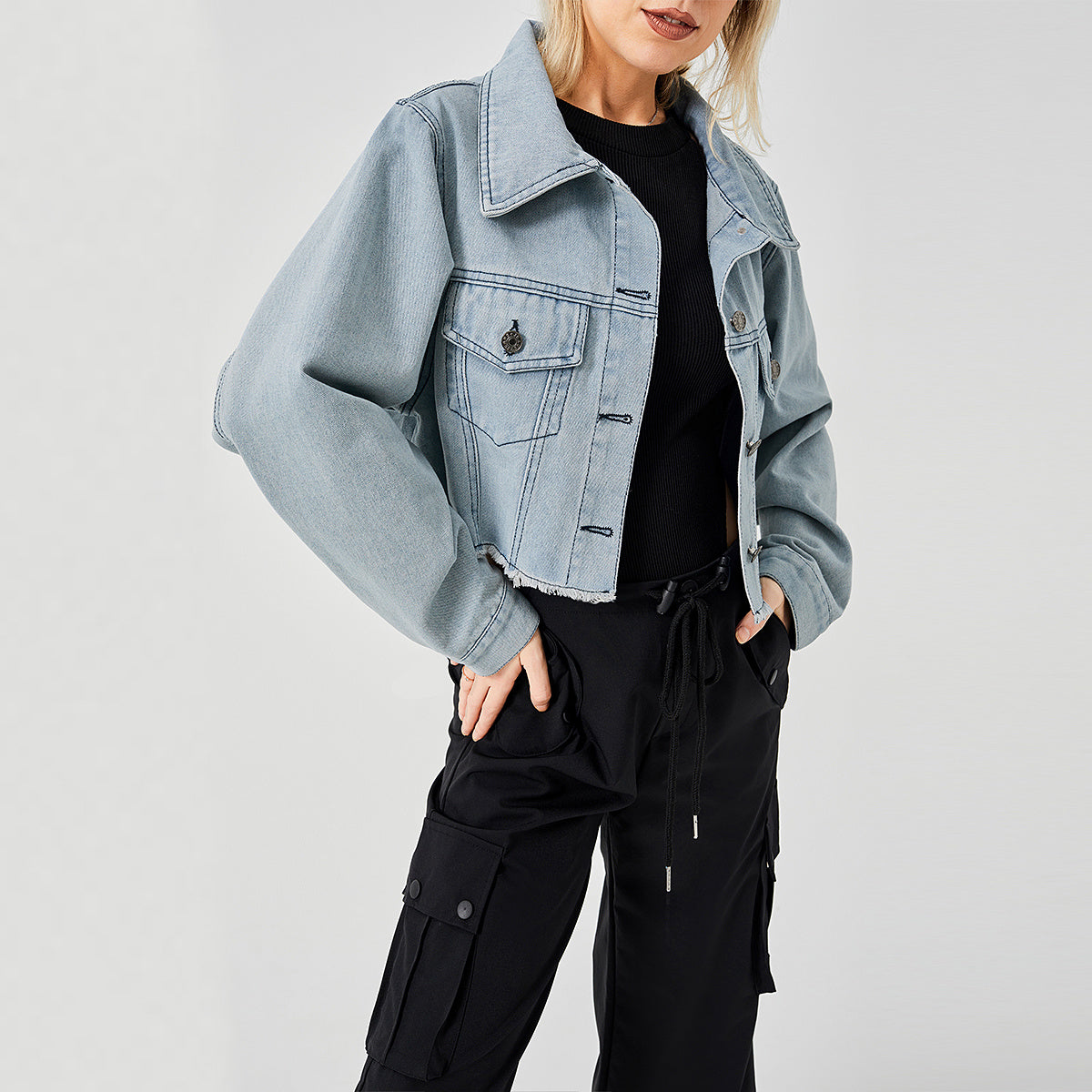 Camille | Veste en jean rétro