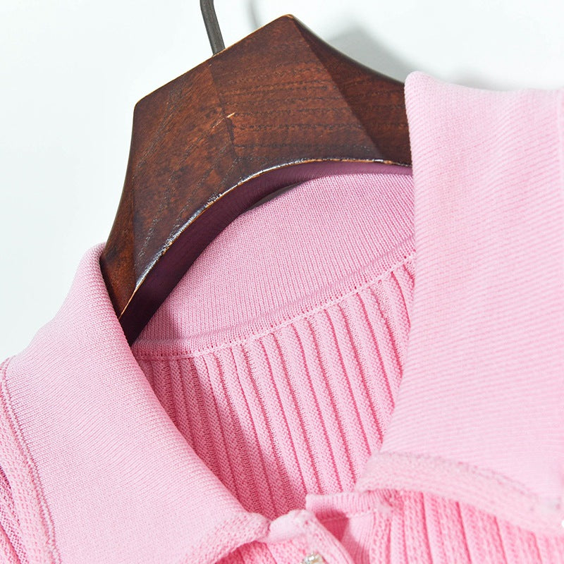 Adèle | Robe en maille à col
