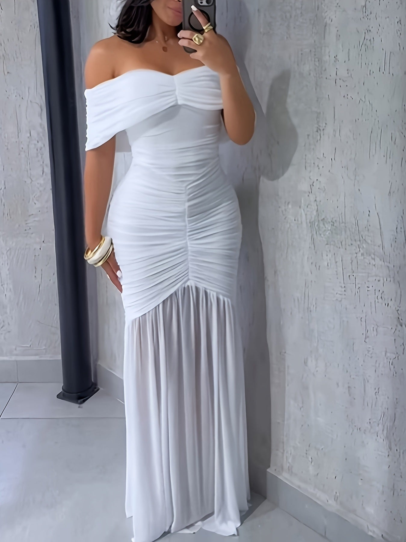 Apolline | Robe longue ceinturée