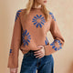 Améline | Pull jacquard floral