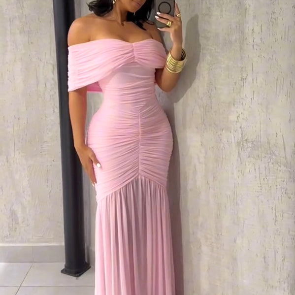 Apolline | Robe longue ceinturée