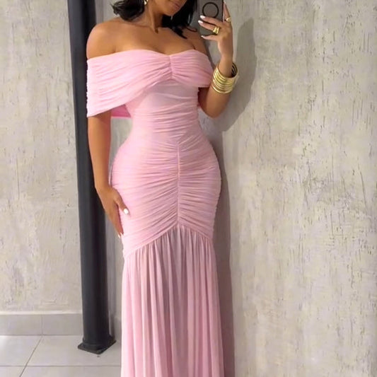 Apolline | Robe longue ceinturée