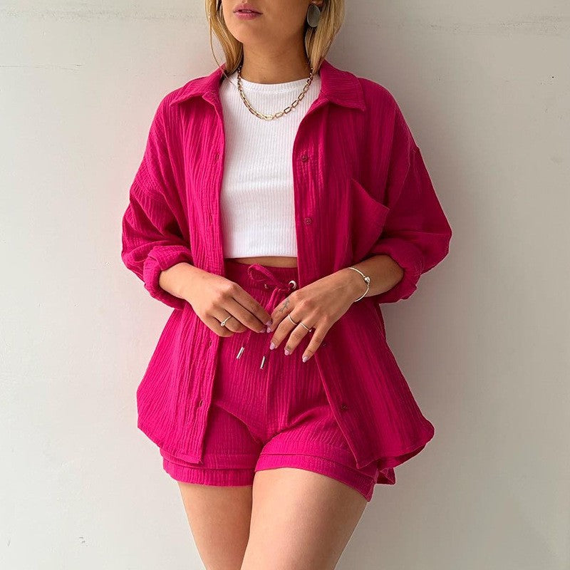 Gabrielle | Ensemble chemise & short