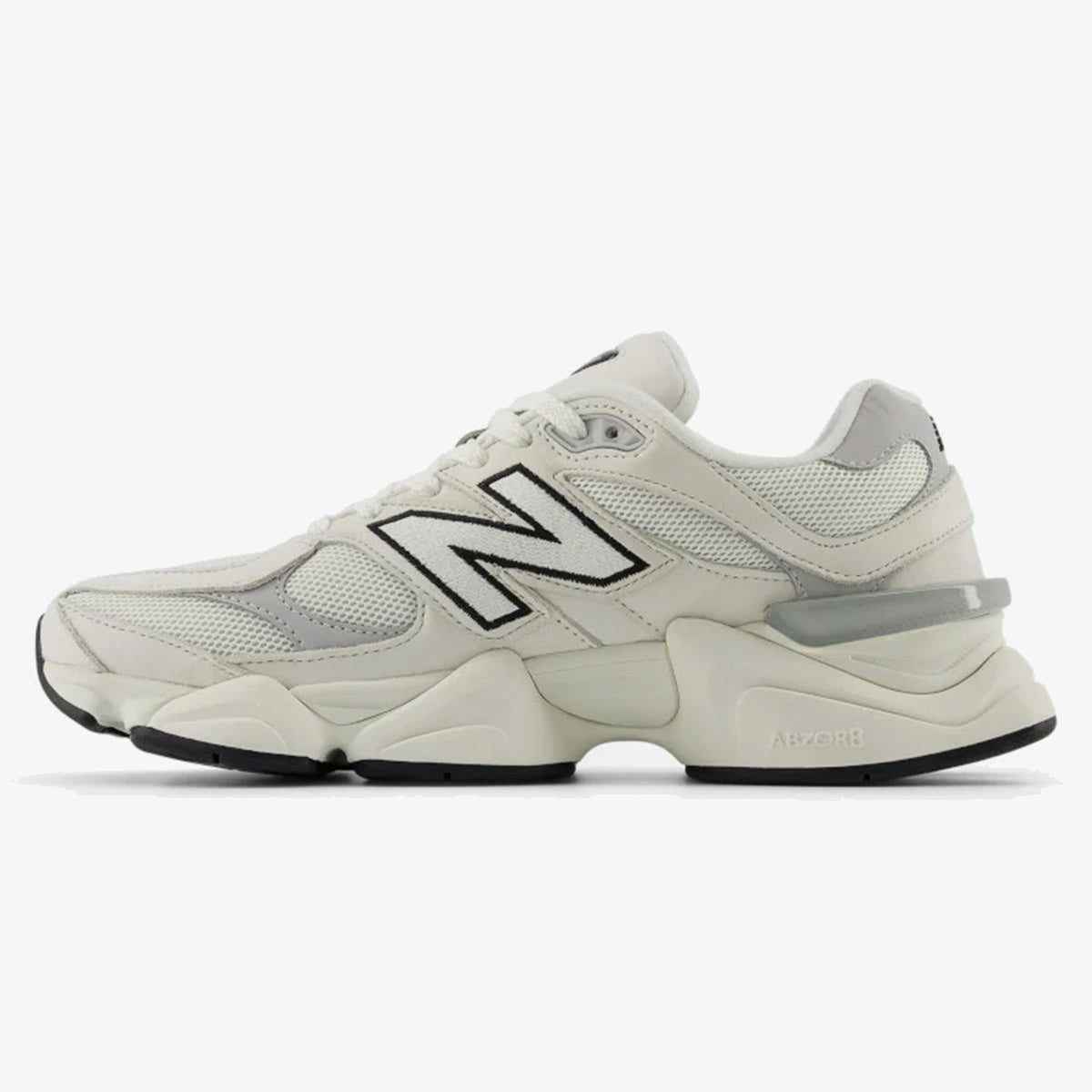 Sea Salt and Raincloud DIDALUXE sneaker with layered mesh and suede upper