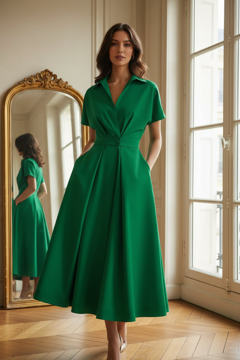 Léonore | Robe Polo Évasée