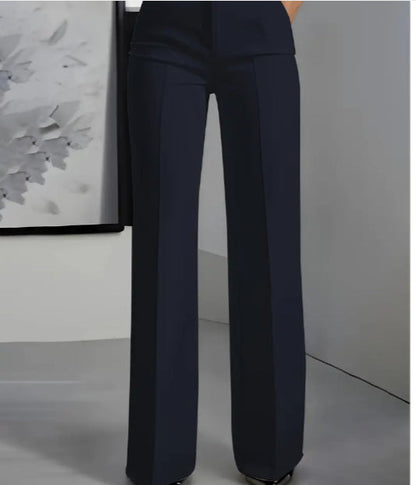 Clara | Pantalon minimaliste blanc