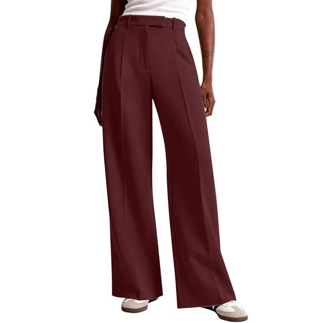 Joséphine | Pantalon droit taille haute