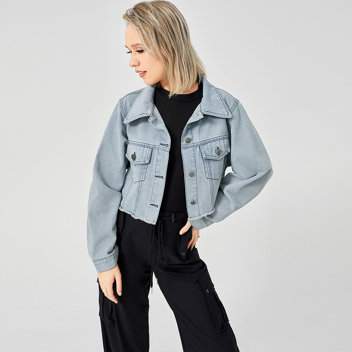 Camille | Veste en jean rétro