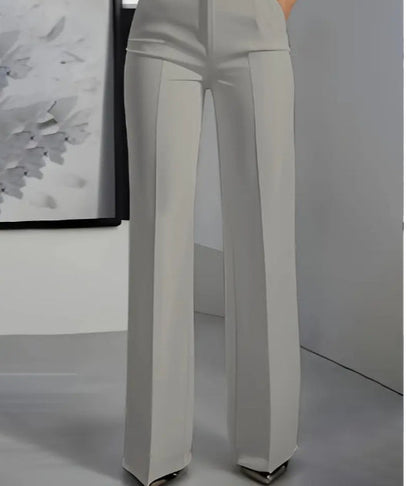 Clara | Pantalon minimaliste blanc