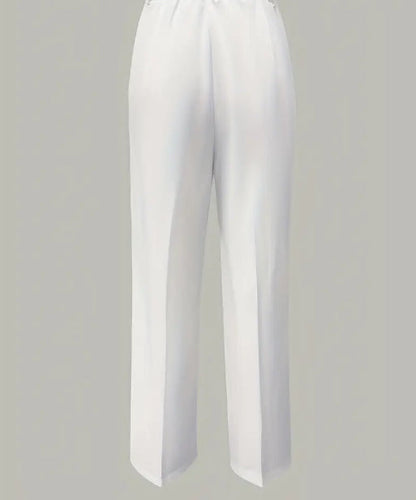 Clara | Pantalon minimaliste blanc