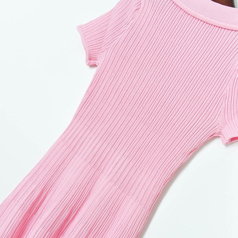Adèle | Robe en maille à col