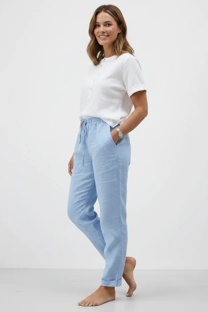 Solène | Pantalon fluide Coton & Lin