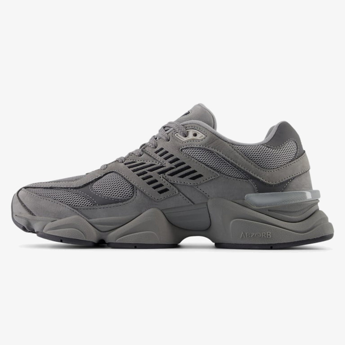 Shadow Grey DIDALUXE sneaker with nubuck overlays and sculpted sole